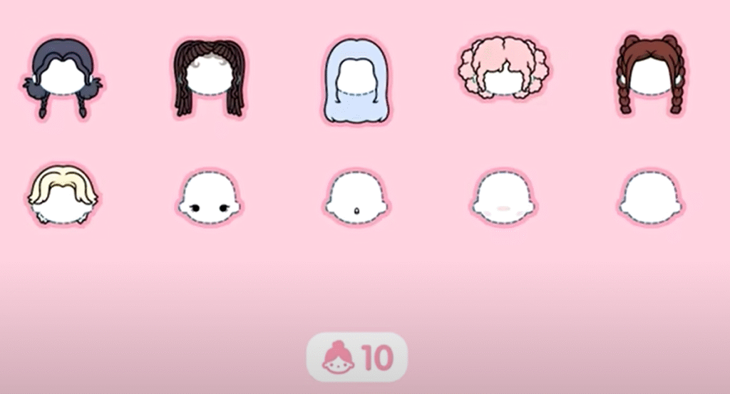 YuMI Store Furniture Pack, new hairs