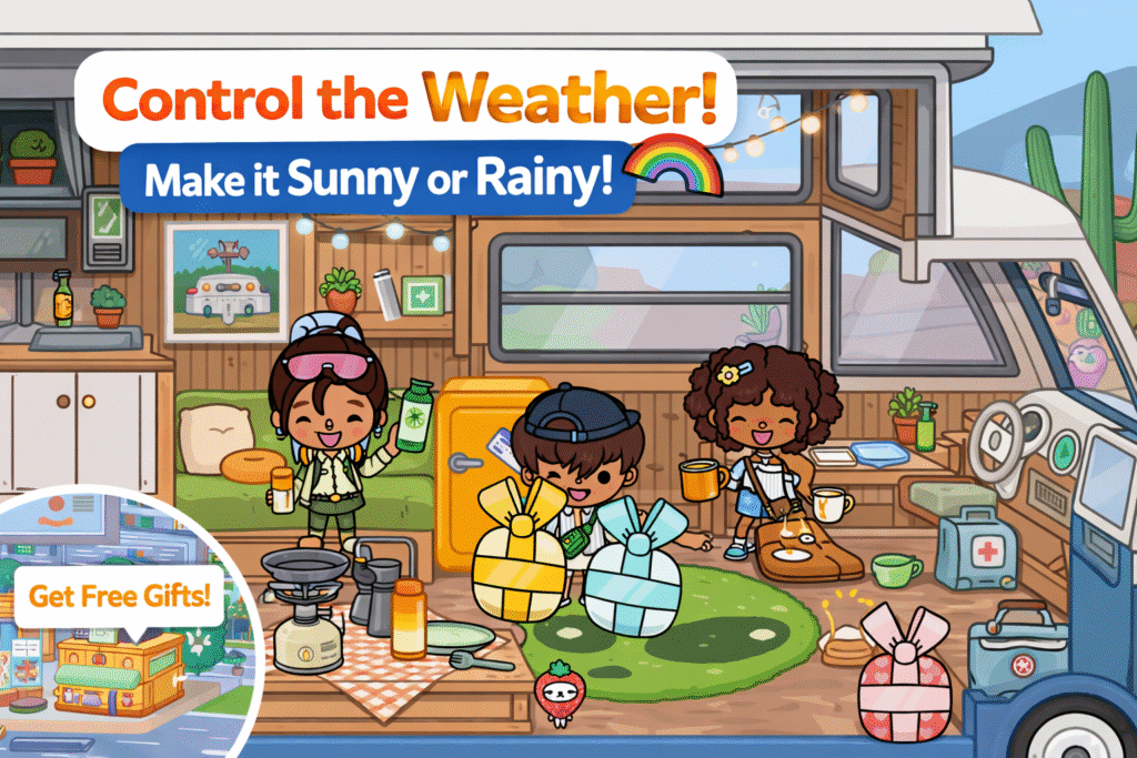 control the weather and get free gifts